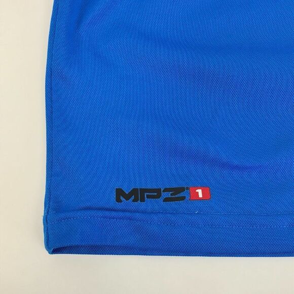 Under Armour MPZ 1 Long Sleeve Shirt Men's Small Padded Elbow Heat Gear Blue - Picture 4 of 12